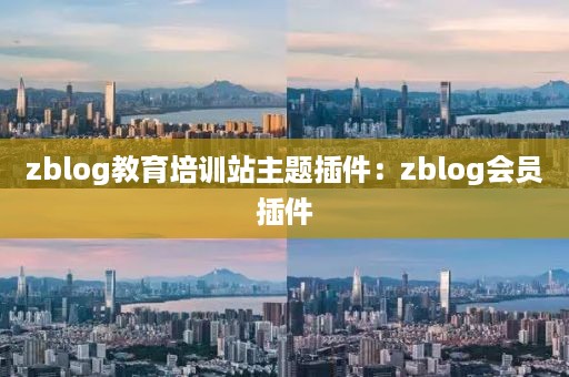 zblog教育培训站主题插件：zblog会员插件
